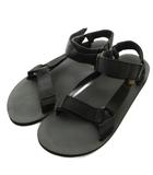 テバ Teva ストラップサンダル スポーツサンダル ワンカラー US8 26cm 黒 ブラック /BB ■ECE004