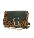 3.1 フィリップリム 3.1 phillip lim シャーロット Charlotte クロスボディバッグ ショルダー レオパード柄 ハラコ 茶 ブラウン 黒 ブラック /SS ■OS ■ECE004