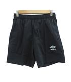 アンブロ UMBRO サッカーウェア ポリバレントハーフパンツ ショートパンツ 短パン S 黒 ブラック /HO9 ■ECE004