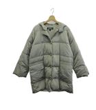 マックスマーラ ウィークエンドライン MAX MARA WEEKEND LINE グースダウンコート 38 ライトグレー  ハーフ丈 無地 フード付き 長袖 /AY ■ECE004