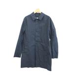 トラディショナルウェザーウェア Traditional Weatherwear ステンカラーコート ライトコート 撥水加工 40 紺 ネイビー 無地 レギュラーカラー ロング丈 パッカブル 長袖 /AY ■ECE004