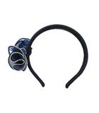 アッカ acca カチューシャ 花 フローラルモチーフ 黒 ブラック 青 ブルー /UO ■GY62