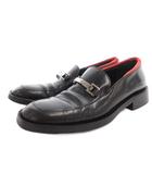 グッチ GUCCI ホースビットローファー シューズ レザー 36.5 黒 ブラック /FF ■GY62