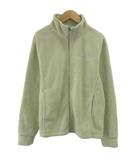 ニューバランス NEW BALANCE フリース ジャケット 上着 S 白 ホワイト スタンドカラー 長袖 フルジップ /MD ■GY49