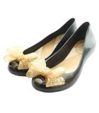 ヴィヴィアンウエストウッド Vivienne Westwood メリッサ melissa フラットシューズ パンプス US5 黒 ブラック /SS ■OS ■ECA004
