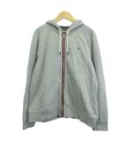 トミーヒルフィガー TOMMY HILFIGER ジップアップパーカー 上着 M グレー 長袖 フード付き /YU ■ECA004