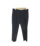 ダイアンフォンファステンバーグ DIANE von FURSTENBERG パンツ 12 紺 ネイビー 無地 クロップド丈 センタープレス /MN40 ■ECA004