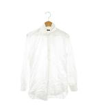 バルバ BARBA cucito a mano ワイシャツ Yシャツ 37 14.5 白 ホワイト 長袖 無地 /AO11 ■ECD001