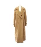 マックスマーラ MAX MARA トレンチコート ダブルブレストロングコート アウター キャメル J I42 ベージュ /YT ■ECD003