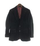 リングヂャケット RING JACKET ジャケット コーデュロイ 上着 95 黒 ブラック ノッチドラペル 長袖 2つボタン /AP ■ECC004
