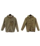 パタゴニア Patagonia 子ども服(男女兼用) 上着 ジャンパー ベージュ フード付き ボア キルティング 長袖 68095 /GG ■GY53
