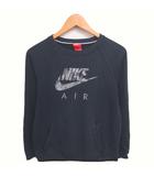 ナイキ NIKE 国内正規品 子供服 トレーナー スウェット ロゴプリント ラグランスリーブ 長袖 L チャコールグレー /TT ■ECD004