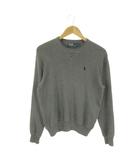 ポロ バイ ラルフローレン Polo by Ralph Lauren ニット セーター XS グレー クルーネック 長袖 ロゴ刺繍 MNBLSWEM3P00030 /MN13 ■ECD004
