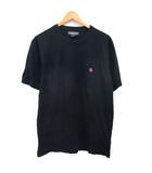 ブルックスブラザーズ BROOKS BROTHERS Tシャツ カットソー 半袖 コットン ワンポイント M ブラック 黒 /KT5 ■ECD004