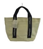 ハッシュパピー Hush Puppies ハンドバッグ キャンバス アイボリー 紺 ネイビー /AQ ■ECB005
