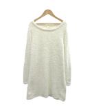 ジェラートピケ gelato pique ルームウェア ワンピース F 白 ホワイト 長袖 ボートネック /NP ■ECB005