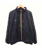 ナイキ NIKE 国内正規品 中綿ジャケット アウター ジップアップ ロゴプリント XL 黒 ブラック /TT ■ECD005
