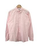 ブルックスブラザーズ BROOKS BROTHERS カジュアルシャツ トップス M ピンク チェック柄 ボタンダウン 長袖 /YU ■ECD005