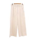 マークジェイコブス MARC JACOBS スウェットパンツ イージー ゴムウエスト 総柄 ワイド S 白 ホワイト /FF ■ECD005