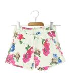 ケイトスペード KATE SPADE ショーパンツ 子ども服(女の子用) 4 白 ホワイト 花柄 /CK24 ■ECD005