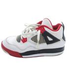 ナイキ NIKE エア・ジョーダン スニーカー バスケットシューズ 21cm 白 ホワイト 赤 レッド ローカット /TL ■ECE006