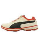 プーマ PUMA ローカットスニーカー シューズ 厚底 ロゴ US8 白 ホワイト オレンジ /BB ■ECC004