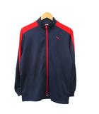 プーマ PUMA 国内正規品 子供服 スポーツウェア ジャージ ロゴ 160 ネイビー 紺 レッド 赤 /KT13  ■ECA006