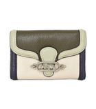 コーチ COACH ジェイド ミディアム エンベロープ ウォレット 三つ折り財布 カーキ ■GY72