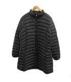 パタゴニア Patagonia ダウンジャケット 上着 黒 ブラック 無地 スタンドカラー 長袖 ミドル丈 /PP ■ECD006