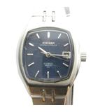シチズン CITIZEN COSMO STAR V2 腕時計 ウォッチ 自動巻き 青文字盤 カレンダー付きシルバー色 /MQ