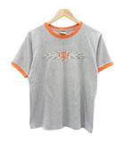 ナイキ NIKE Tシャツ カットソー L(14-16) グレー ロゴプリント 半袖 クルーネック /YS27 ■ECB006 男の子