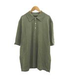 ブルックスブラザーズ BROOKS BROTHERS ニットポロシャツ L モスグリーン 半袖 無地 /RY ■ECC006