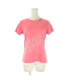 ニューバランス NEW BALANCE Tシャツ スポーツウエア L ピンク 半袖 ラウンドネック ドット柄 /CK21 ■ECB006