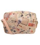 ポールスミス PAUL SMITH ショルダーバッグ スクエア型 アンティークプリント ベージュ 総柄 /ML ■GY53