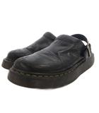 ドクターマーチン DR.MARTENS サンダル ミュール 厚底 レザー 黒 ブラック /FF ■GY53