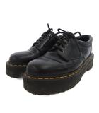 ドクターマーチン DR.MARTENS レザーシューズ レースアップ 厚底 ステッチ 9 黒 ブラック /FF ■GY53
