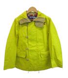JUNYA WATANABE COMME des GARCONS MAN ゴム引きフーデッドコート XS 黄 イエロー フード付 長袖 ハーフ丈 WG-J402 /AY ■GY53