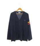 カーディガン 名古屋グランパス サッカー XO 紺 ネイビー 長袖 Vネック ロゴ ライン /MN15 ■ECA007