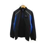 ナイキ NIKE 子ども服 ジャージ 160 黒 ブラック ハーフジップ 長袖 無地 /KK ■ECA007