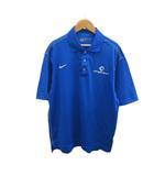 ナイキゴルフ NIKE GOLF ポロシャツ M 青 ブルー 無地 半袖 /KK ■ECA007