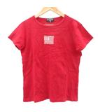 ポロジーンズ ラルフローレン POLO JEANS Tシャツ カットソー 160 赤 レッド クルーネック 半袖 ロゴプリント /YS14 ■ECD008 女の子