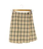 バーバリー ロンドン BURBERRY LONDON キュロット 子ども服(女の子用) ウール 160A ベージュ ノバチェック ラップスカートデザイン BQ243-350 /CK1 ■GY50