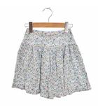 アニエスベーアンファン Agnes b. ENFANT スカーチョ フレア 花柄 10 水色 ライトブルー ■GY08