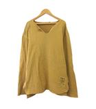 アヴィレックス AVIREX スウェット トレーナー Tシャツ トップス プルオーバー S 茶 ブラウン Vネック 長袖 /CR ■GY70