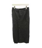 ザラ ZARA スカート タイトスカート ミディ丈 L 黒 ブラック /KK ■GY70