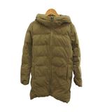ユニクロ UNIQLO ダウンコート ジャンパー ブルゾン 上着 アウター フード M 茶 ブラウン /CR ■ECB009
