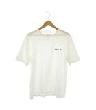 pour × アダムエロペ Adam et Rope' Tシャツ XL 白 ホワイト ロゴ刺繍 半袖 /AO34 ■GY08