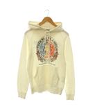 ヒステリックグラマー HYSTERIC GLAMOUR スウェット パーカー ロゴプリント プルオーバー 長袖 M オフホワイト /HS ■ECD009