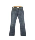 ペーパーデニム&クロス PAPER DENIM&CLOTH 10796 デニム ジーンズ 26 青 ブルー インディゴ ストレート 無地 /CK30 ■ECB009