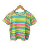 イヴサンローラン YVES SAINT LAURENT キッズ Tシャツ ボーダー柄 ラウンドネック 半袖 140 マルチカラー /NP ■ECD009